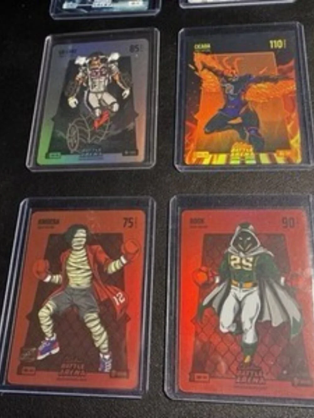 LOT OF 9 Bo Jackson’s Battle Arena BoBA MIXED BATTLE FOIL Cards Griffey Set